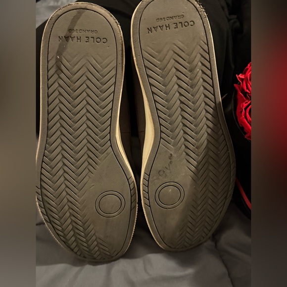 Cole Haan Men's Tan and Gray Slip-On Loafers - Picture 6 of 6